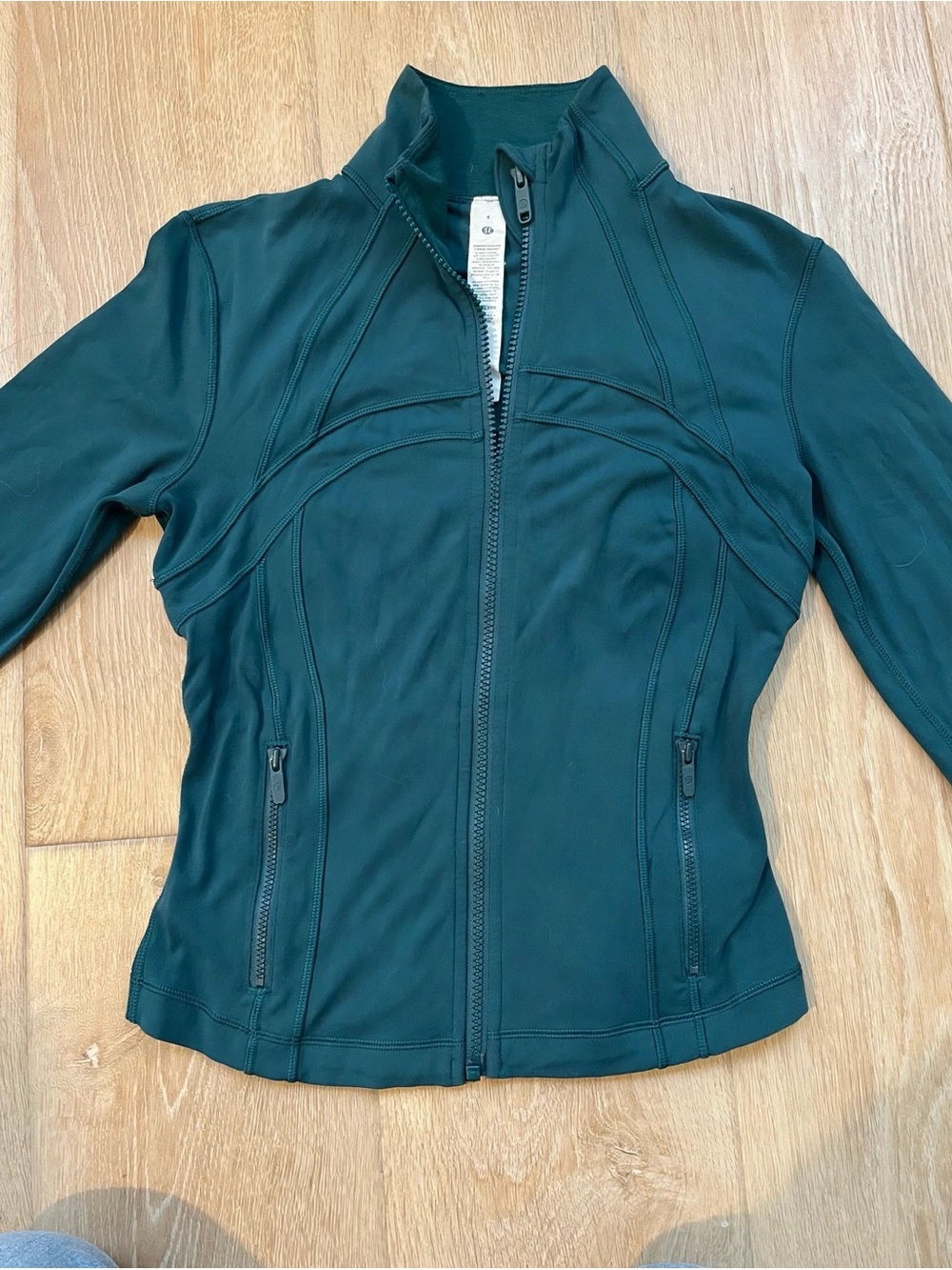 lululemon athletica Deep Teal Zip-Up Utility Jacket
